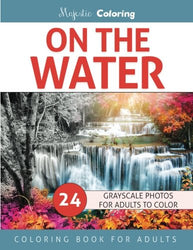 On the Water: Grayscale Photo Coloring for Adults