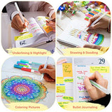 Gel Pens, Hethrone 60 Unique Colors Gel Pen Set for Adult Coloring Books Doodling Drawing Writing Bullet Journaling Scrapbook