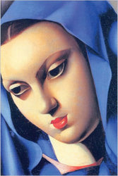 Vierge Bleue by Tamara De Lempicka Giclee Art Print Poster