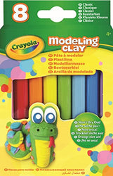 Crayola Modeling Clay (8 Per Pack), 0.6 Ounces Basic