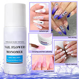 Acrylic Nail Kit, Acrylic Powder and Monomer Nail Liquid Nails Kit for Acrylic Nails