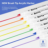 Arrtx Colored Pencils Set of 72 + Acrylic Paint Markers Set of 30 Colors, Premium Art Supplies for Drawing, Sketching Shading and Coloring Books
