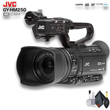 JVC GY-HM250 UHD 4K Streaming Camcorder with Built-in Lower-Thirds Graphics - Starter Bundle