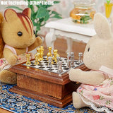 Odoria 1:12 Miniature Games Chess Set with Box Dollhouse Decoration Accessories