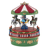 Mr. Christmas 5" Carousel Mini Animated Carnival Music Box