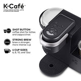 Keurig K-Cafe Single-Serve K-Cup Coffee Maker, Latte Maker and Cappuccino Maker, Comes with Dishwasher Safe Milk Frother, Coffee Shot Capability, Compatible With all Keurig K-Cup Pods, Dark Charco