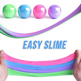 AUNOOL Fluffy Slime Supplies 7 OZ Fluffy Floam Slime Scented Stress Relief Toy for Kids, Super Soft Non Sticky Without Borax (4 Pack)