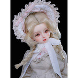 Dytxe 41.5Cm BJD 1/4 Doll Full Set Makeup Lovely and Delicate Birthday Doll Toy Doll Girl Child Joints Movable Doll Gift