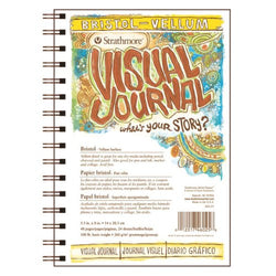 Strathmore Visual Journal Spiral Bound 5.5"X8"-Bristol Vellum