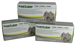 Super Sculpey Sculpting Compound Extra-Firm Gray Oven-Bake Clay - Shatter and Chip Resistant - 1