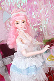 Dream Fairy Fortune Days Original Design 60 cm BJD Like Dolls(Chinese New Year Edition), Series 26 Joints Doll Named Piggy Girl, Doll with Exquisite Clothes as Best Gift for Girls (TSZ)