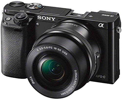 Sony Alpha a6000 Mirrorless Camera with 16-50mm Lens Black Starter Kit