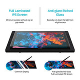 2020 HUION Kamvas Pro 24 Drawing Monitor 2.5K Resolution QHD Pen Display Full Laminated Screen Anti-Glare Glass 20 Express Keys with Dual Touch Bar Battery-Free Stylus 8192 Pressure Sensitivity-23.8in