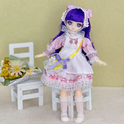 31 INCH Anime Doll Full Set 1/6 Bd Comic Doll with Clothes Girls Dress Up Toy Gifts