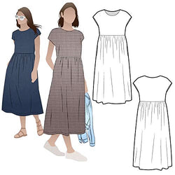 Style Arc Sewing Pattern - Montana Midi Dress (Sizes 04-16) - Click for Other Sizes Available