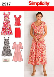 Simplicity 2917 Dress and Tunic Sewing Pattern for Women by Karen Z ,Sizes 20W-28W