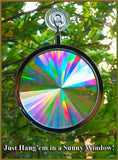 Suncatcher - Axicon Rainbow Window - Includes Bonus"Rainbow on Board" Sun Catcher