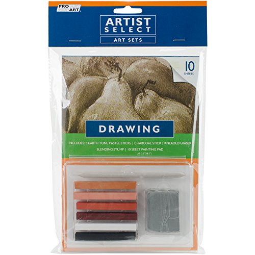 Pro-Art 033-031330 N/A Pro Art Drawing Pastel Set-9Pcs