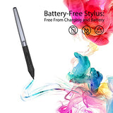 Huion Inspiroy H640P Graphics Drawing Tablet Digital Pen Tablet Battery-Free Stylus with 8192