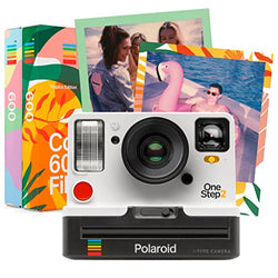 Polaroid Originals 9008 OneStep 2 VF Instant Film Camera, White w/Limited Edition Summer Films