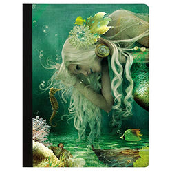 Tree-Free Greetings Mermaid Secret Soft Cover 140 Page  College Ruled Notebook, 9.75 x 7.25 Inches (CJ48371)