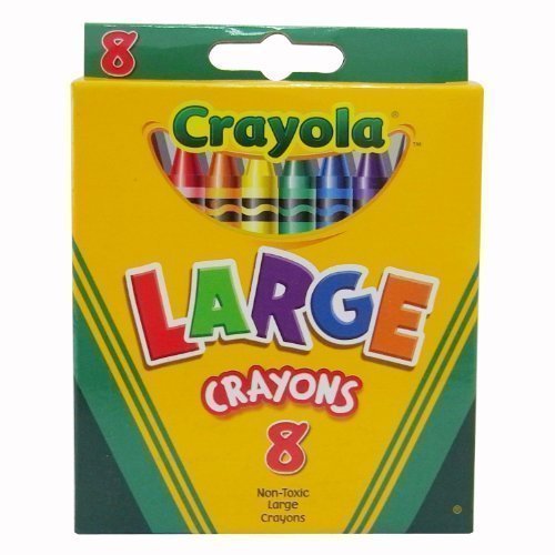 Crayola Large Crayons Tuck Box - 8 Count - 2 Packs