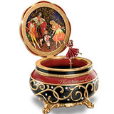 Bradford Exchange Clara and The Nutcracker Heirloom Porcelain Music Box by The