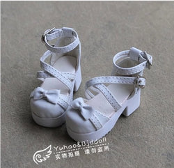 4 Colors to Choose / Sandal with Bowknot/ for 1/4 (6.4cm) LUTS,DZ,MSD BJD Doll / Outfit Dollfie