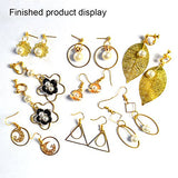 PandaHall Elite 1 Box Earring Making Sets 25 Styles with Earring Hook Clip-on Earring Ear Studs