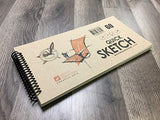 Design Ideation Quick Sketch Book : Multi-Media Paper Sketchbook for Pencil, Ink, Marker and Charcoal. Great for Art, Design and Education. Ideal for Quick Sketching. Made in The USA. (6" x 12") (1)