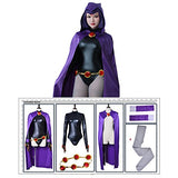 miccostumes Women's Rachel Purple Cloak Black Bodysuit Cosplay Costume (Women s)