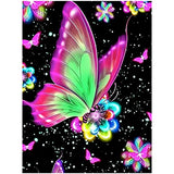 AIRDEA Butterfly Diamond Painting Kits for Adults Beginners Round Full Drill 5D DIY Flowers Diamond Art Kits Animals Diamond Painting Kits Butterfly Picture Art for Home Wall Decor 11.8x15.7inch