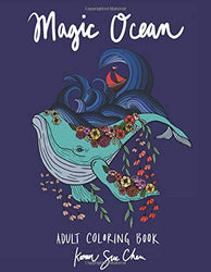 Magic Ocean: A Creative Adult Coloring Book