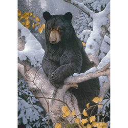 5D DIY Diamond Painting by Number Kits,DIY Diamond Painting kit for Hone Wall Decoration Black Bear 11.8x15.7in 1 Pack by SingyaBRA