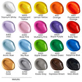 Arteza Acrylic Pouring Paint Set of 32 and Craft Acrylic Paint Set of 20 Bundle for Paint on Wood, Stones, Ceramics, Fabrics, Painting Art Supplies for Artist, Hobby Painters & Beginners