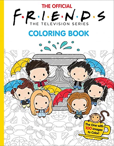 The Official Friends Coloring Book (Media tie-in): The One with 100 Images to Color!