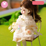 Cute BJD Doll Clothes Dress Outfits Handmade for 1/6 BJD SD Dress Up Ball Jointed Doll Clothes and Accessories,A