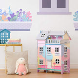 Olivia's Little World Teamson Kids Sunroom Dollhouse with 11 Accessories, Multicolor