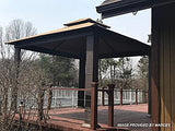 EliteShade USA 12x12 feet Sunbrella Titan Patio Outdoor Garden Backyard Gazebo with Ventilation and 5 Years Non-Fading,Cocoa