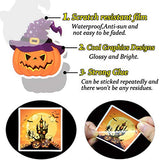 QTL Halloween Stickers for Kids Cute Halloween Stickers for Scrapbook Water Bottles Halloween Stickers for Adults Teens Pumpkin Stickers Waterproof Stickers 50 Packs