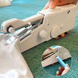 Stywvoe Portable Sewing Machine, Mini Sewing Professional Cordless Sewing Handheld Electric Household Tool - Tillabee Steamer Basket for Instant Pot Accessories (White, A02) (White, White)