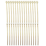 TOAOB Jewelery Making Starter Kits Gold Jump Ring Head Pins Eye Pins Earring Hook Findings