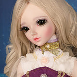 YXX BJD Doll 1/4 SD Doll 14" Ball Joint Doll Beautiful Skirt Makeup Wig DIY Toy The Best Gift for Girls