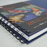 Global Art Materials Hand Book Field Watercolor Artist Journal Hardcover 24 sheets 8" x 8" White