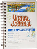 Strathmore Visual Journal Spiral Bound 5.5"X8"-140# Watercolor