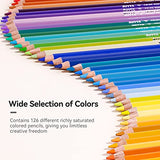 Arrtx Professional 126 Colors Colored Pencils for Artists Colorists Adult Coloring Books, Soft Core Coloring Pencils Premium Art Supplies for Drawing, Shading, Smooth Blend and Vibrant Colors