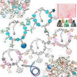 Girls Gifts Charm Bracelets Making Kit 112PCS, Jewelry Making kit for Girls DIY Craft Kits,Birthday Presents Teenage Girls Gifts Age 5 6 7 8 9 10 11 12 Christmas Gift