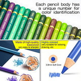 DBDSZYH 120-Color Colored Pencils Set for Adults Artist Pencils Set with Coloring Books Soft Lead for Sketching, Shading & Coloring for Adults Beginners kids