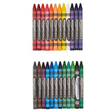 Amazon Basics Crayons - 24 Assorted Colors, 4-Pack