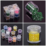 5 Pieces 30ML Crystal Epoxy Resin 17 Metal Jewelry with Tape,9Pcs Transparant Silicone Mould With 100 Rings, 13 Color Liquid Pigment 12 Glitter Sequins With Lamp For DIY Jewelry Earrings Necklace
